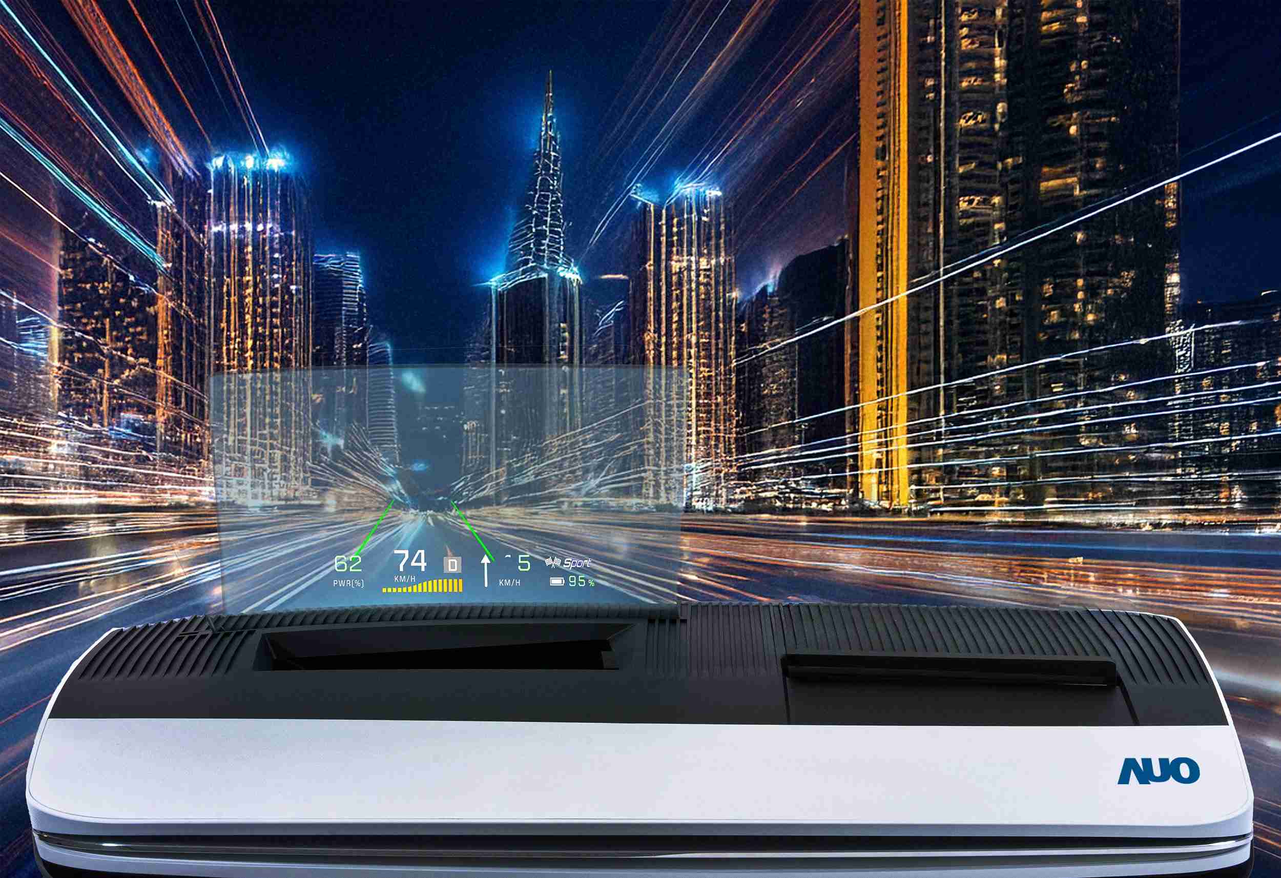 尊时凯龙推出13吋Micro LED抬头显示器，，提供高入眼亮度、、高色彩饱和度的显示质量，，在阳光下或黑暗中都清晰可见，，，并利用Micro LED模块体积小的优势，，解决车用空间有限的痛点